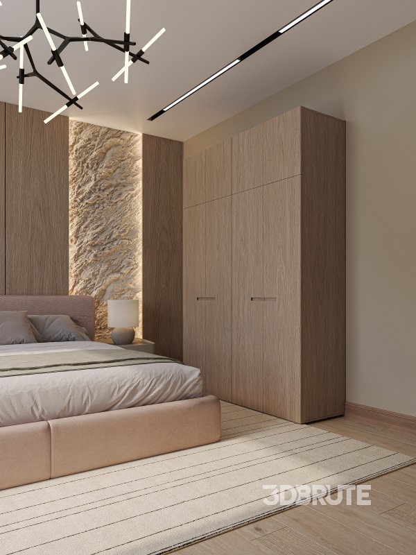 Minimalist Bedroom Interior Image 4