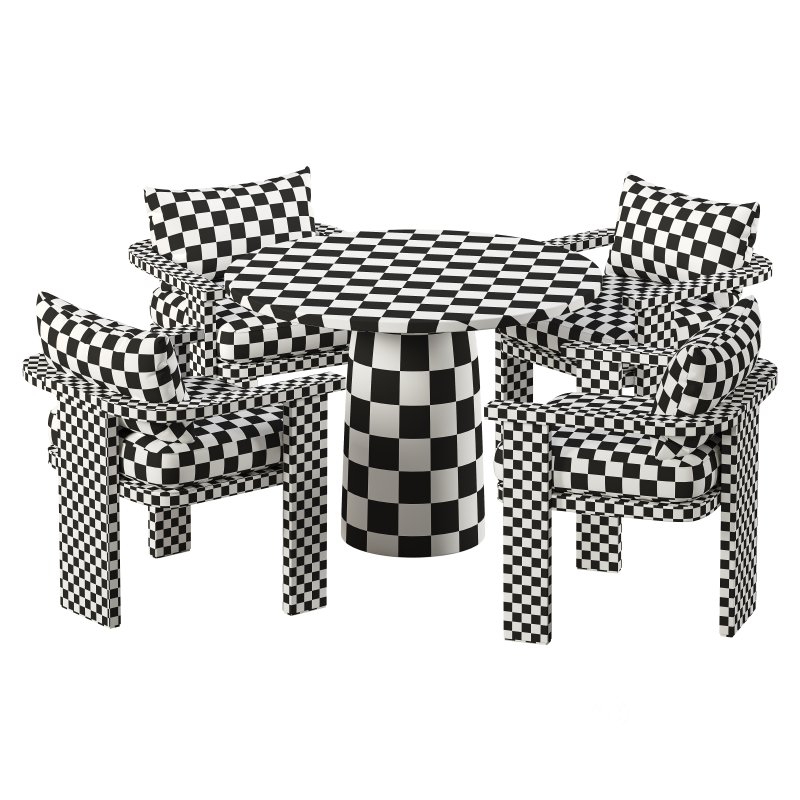 Tahana Outdoor Dining Armchair and Basil Table By Fourhands Image 7