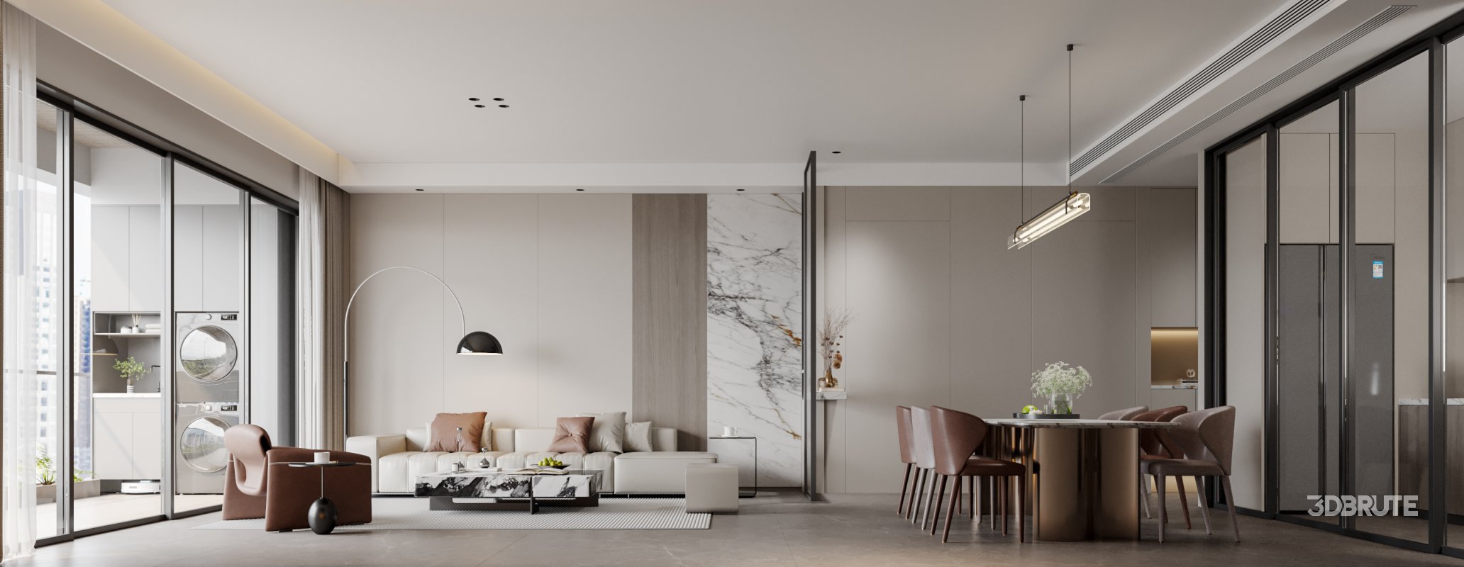 living room dining room Image 1