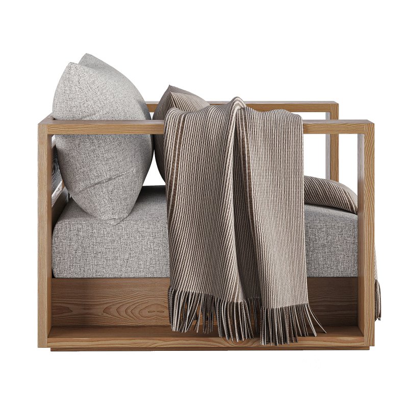 Hayman Teak Swivel Lounge Chair-Harbour Image 6