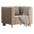 Armchair Hermes Velvet Light - Thumbnail 3