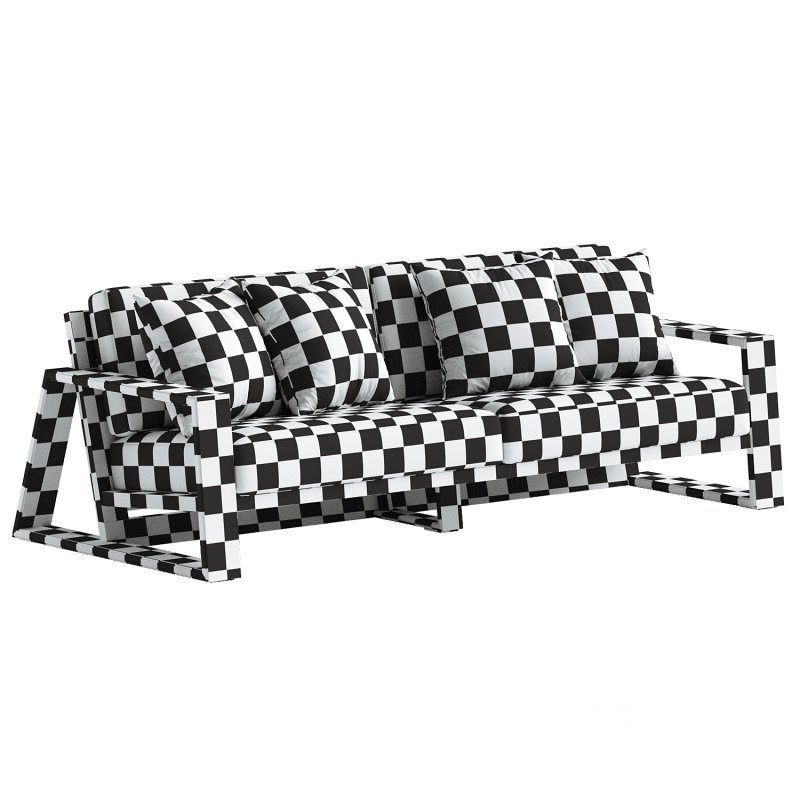 Canyon Outdoor Teak Sofa Image 9