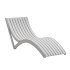 Taupe Farrah 28” Outdoor Chaise Lounge - Thumbnail 5