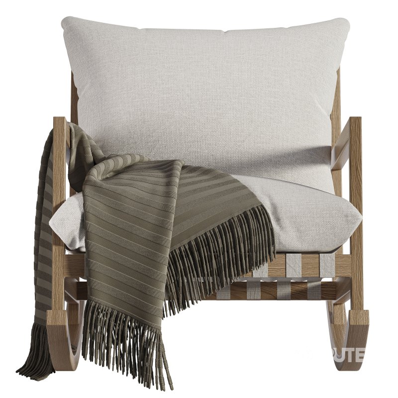 Aiken Outdoor Rocking Chair-fourhands Image 2