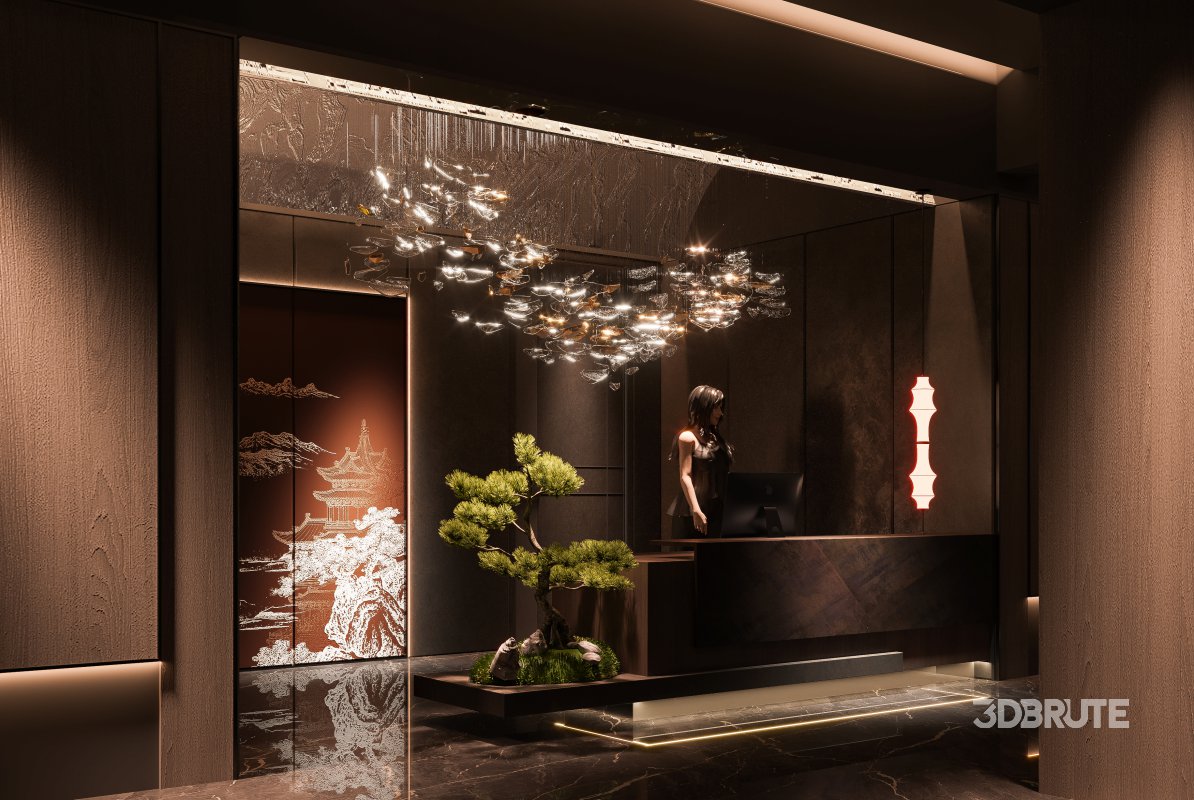 Chinese Reception hallway Image 2