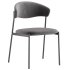 Damato Sand Velvet Dining Chair - Thumbnail 4