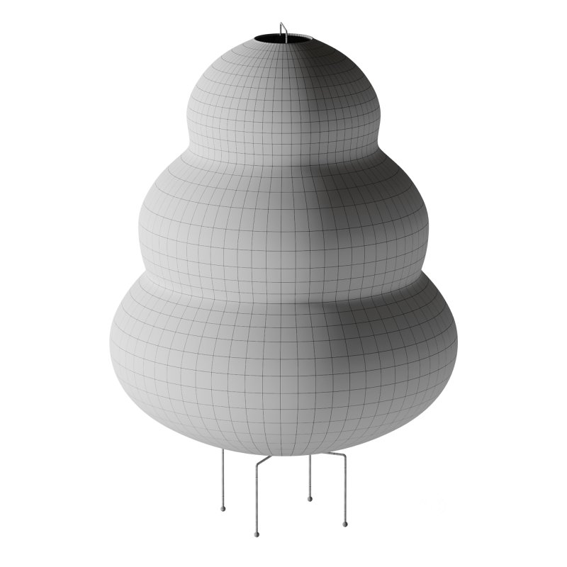 Japanese Paper Floor Lamp Image 9