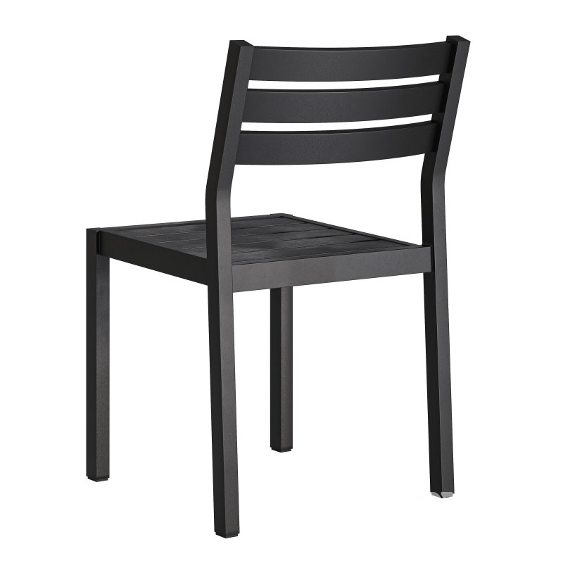 Portside Aluminum Outdoor Stacking Dining Chair-westelm Image 3