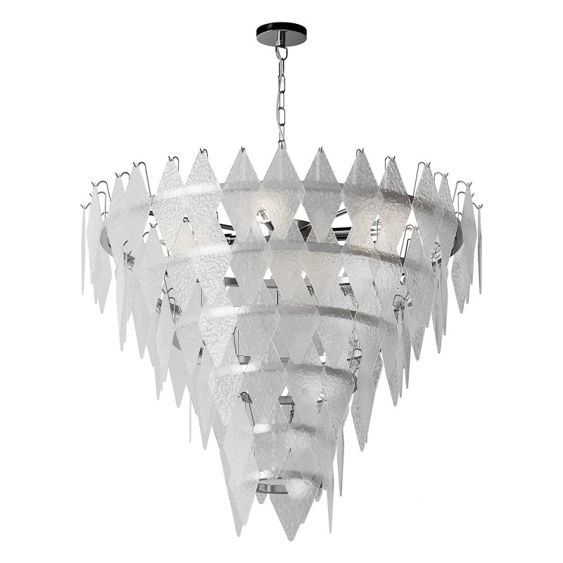 Rhombus Chandelier Antique Brass L light Image 6