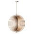 Creative Wood Round Globe Pendant Light Fixture Shade - Thumbnail 2