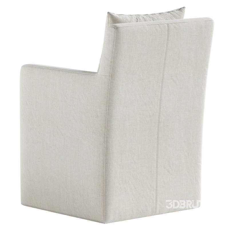 Glenrose Wheeled Dining Armchair Image 5