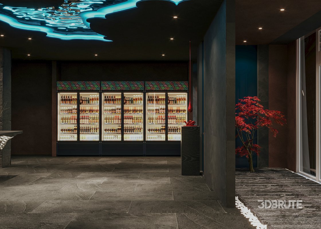 Night Chinese restaurant Image 12