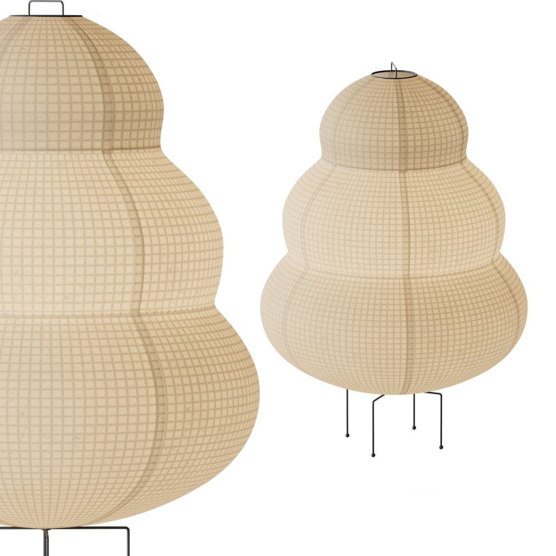 Japanese Paper Floor Lamp Image 6