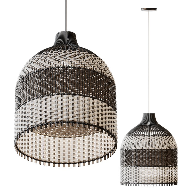 Contemporist Rattan Pendant Light Woven Light Fixture Image 6