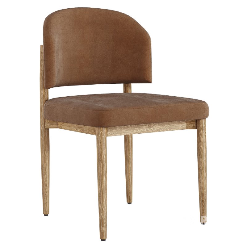 Eva Fabric Dining Side Chair-RH PRO Roy Image 4