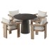 Tahana Outdoor Dining Armchair and Basil Table By Fourhands - Thumbnail 2