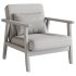 Isaac Wooden armchair with boucle seat - Thumbnail 7
