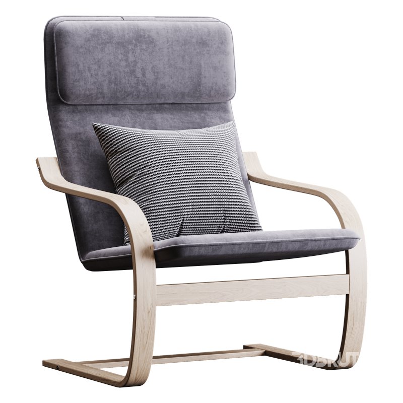 Armchair Mius Fabric Velutto 06 Image 3