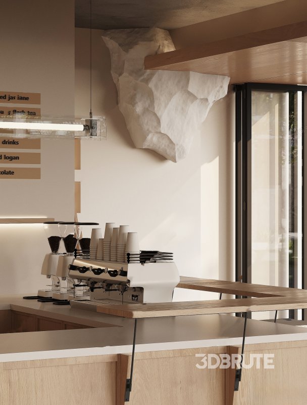 Modern coffee shop restaurant Image 2