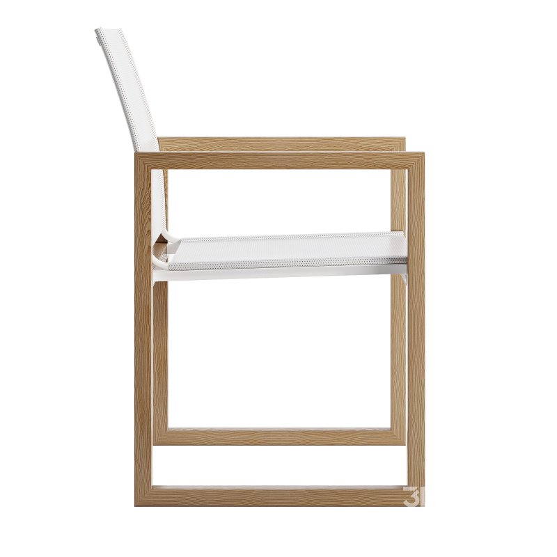 Hayman Teak & Aluminum Dining Chair-harbour Image 6