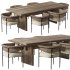 Carrie Outdoor Dining Chair and Brandy Dining Table-Fourhands - Thumbnail 1