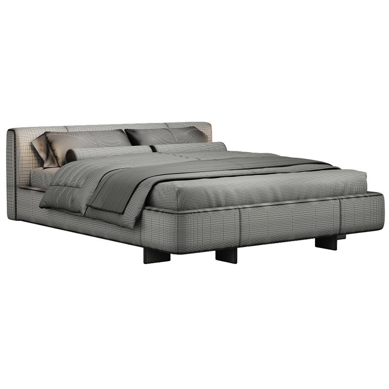 Yves Double Bed By Minotti Image 3