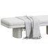Ollie White Performance Boucle Large Bench - Thumbnail 2