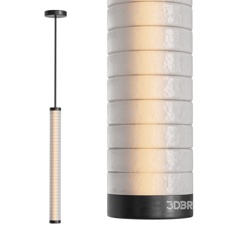 Galet Satin V Pendant Image 3