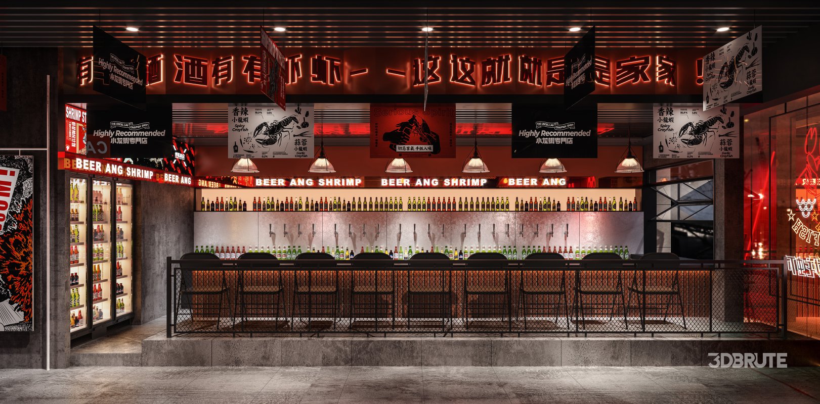 Industrial Restaurant Bar Image 4