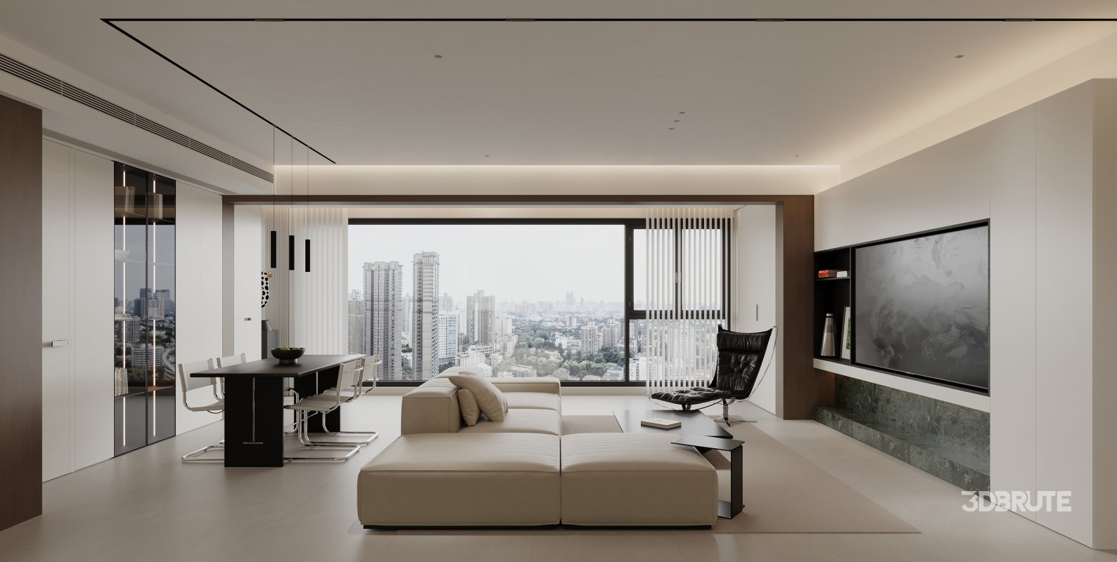 living room dining room bedroom bathroom Image 1