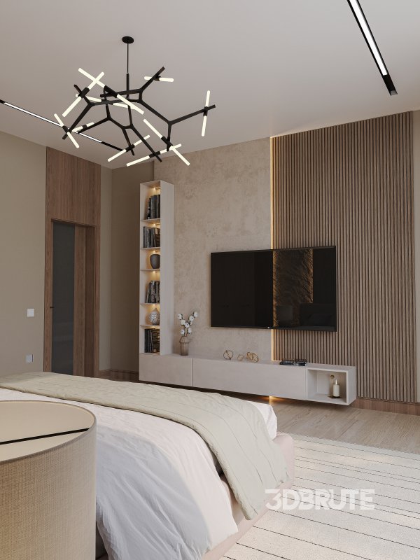 Minimalist Bedroom Interior Image 6