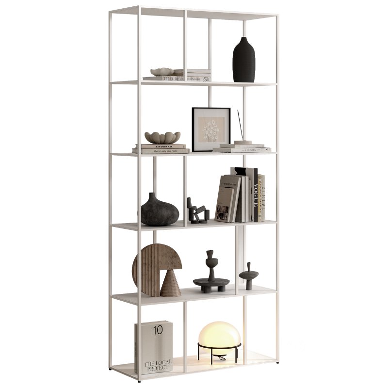 wooden Rack with decor 4 Image 2