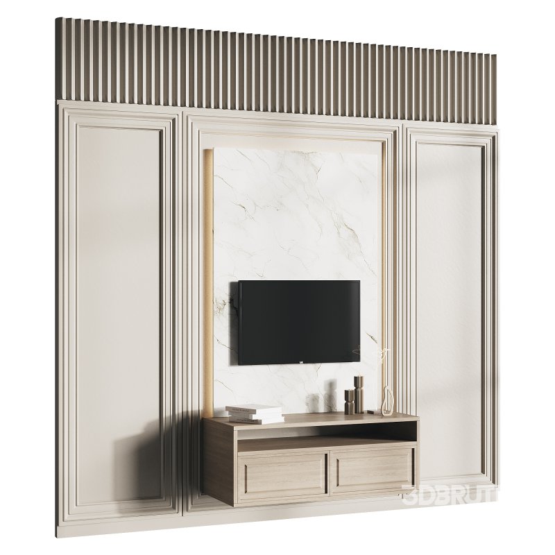 Modern TV Wall 05 Image 1