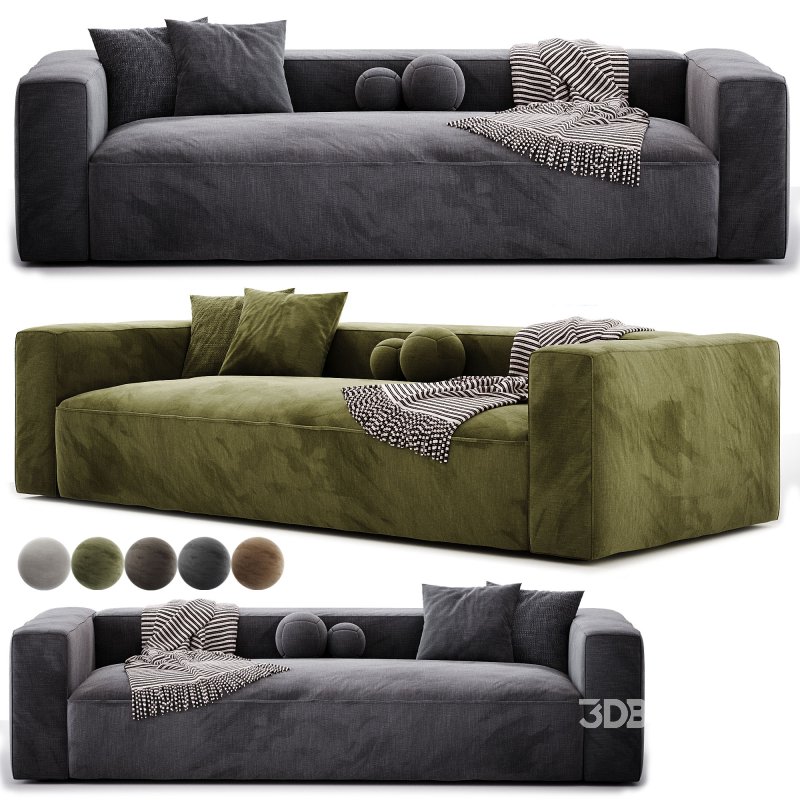 Bulky 2-sits sofa Image 6