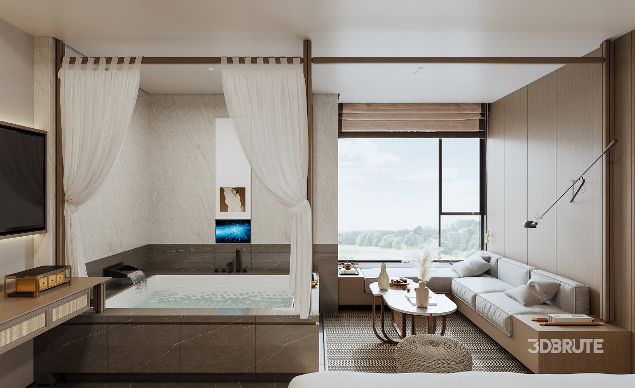 hotel bedroom Image 1