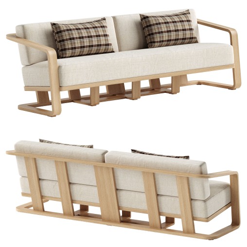 Sonoma Outdoor Teak Sofa