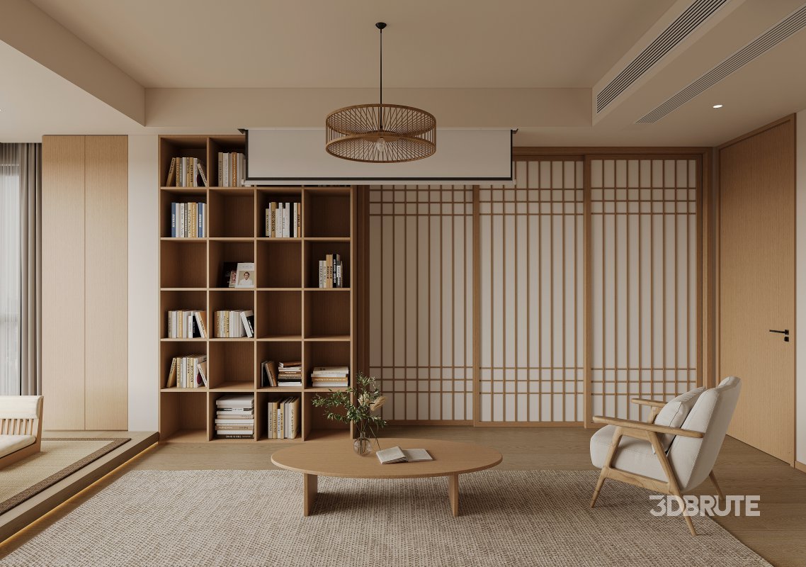 Japanese living and dining room Image 8