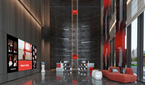 hotel lobby