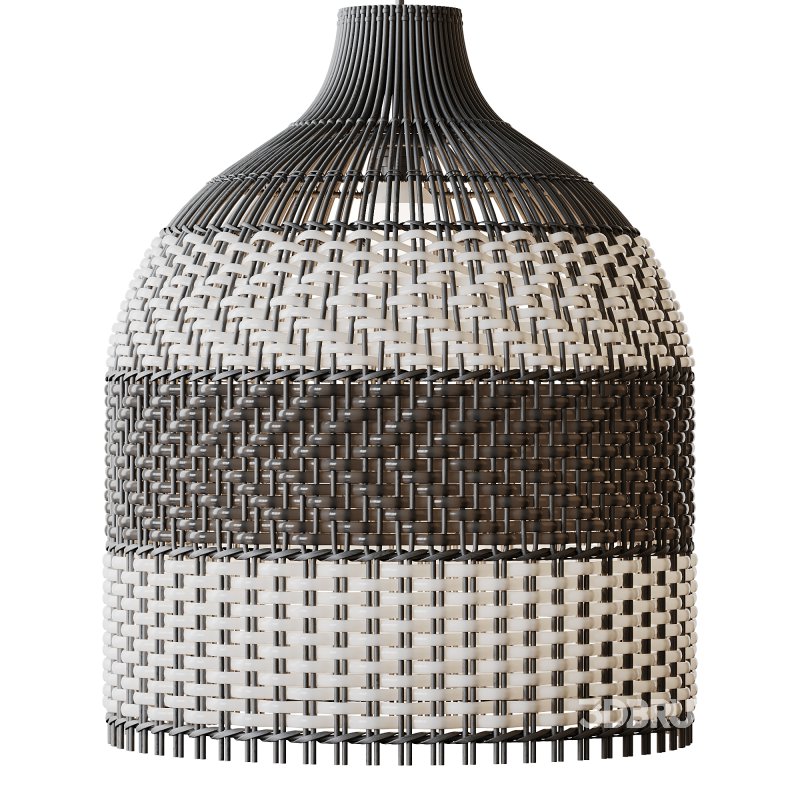 Contemporist Rattan Pendant Light Woven Light Fixture Image 2