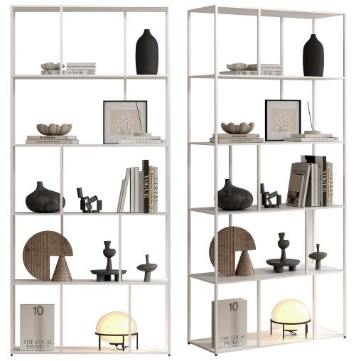 wooden Rack with decor 4