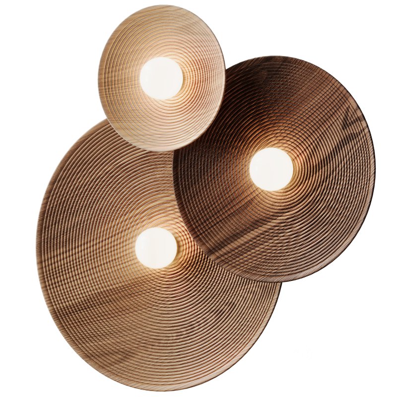 : Concentric Trio Ensemble wall lamp Image 4