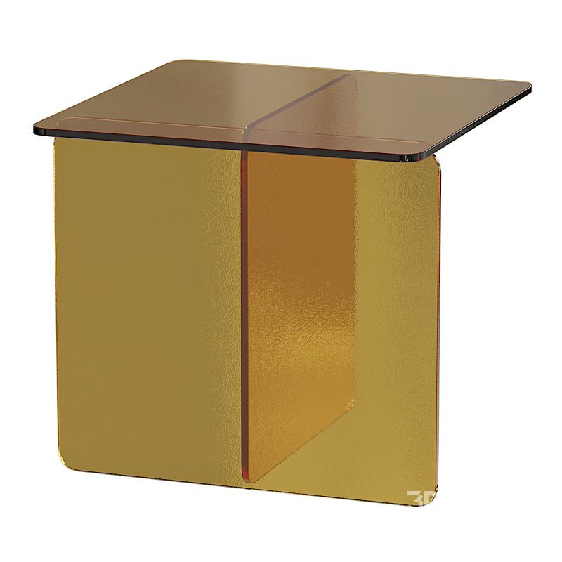 Tempered glass side table Image 7