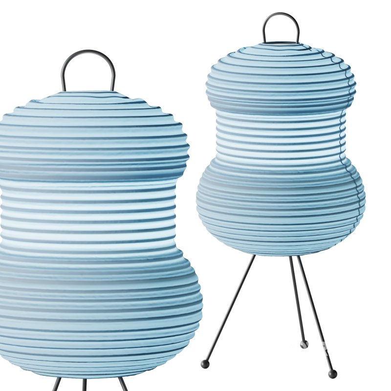 Japanese Noguchi Inspired Table Lamp Image 7