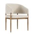 EVA FABRIC DINING ARMCHAIR - Thumbnail 2