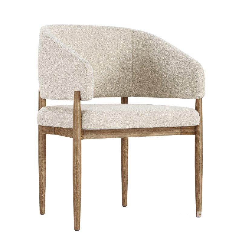 EVA FABRIC DINING ARMCHAIR Image 2