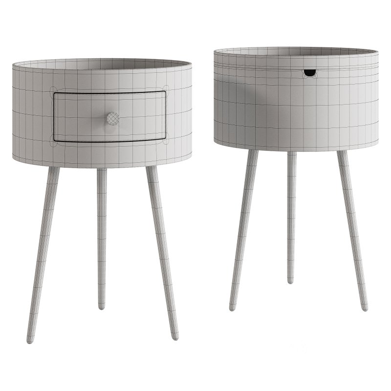 Headboard in walnut veneer, Orteo Image 6