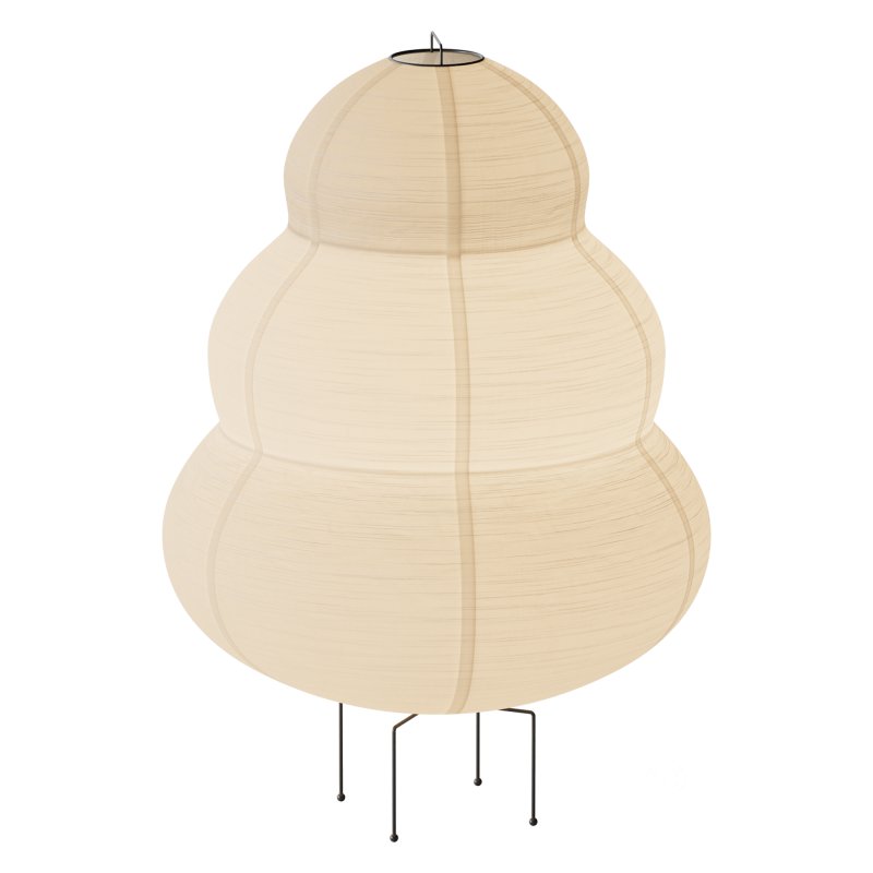 Japanese Paper Floor Lamp Image 7
