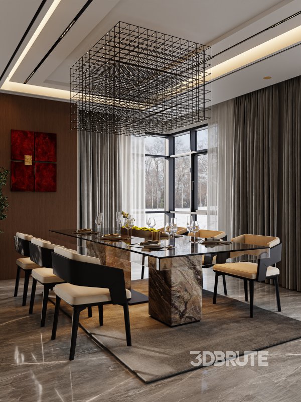 living room dining room Image 5