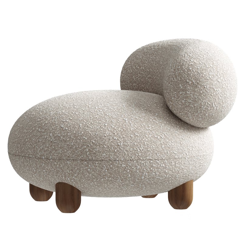 Modern Flock Lounge Chair by NOOM Image 1