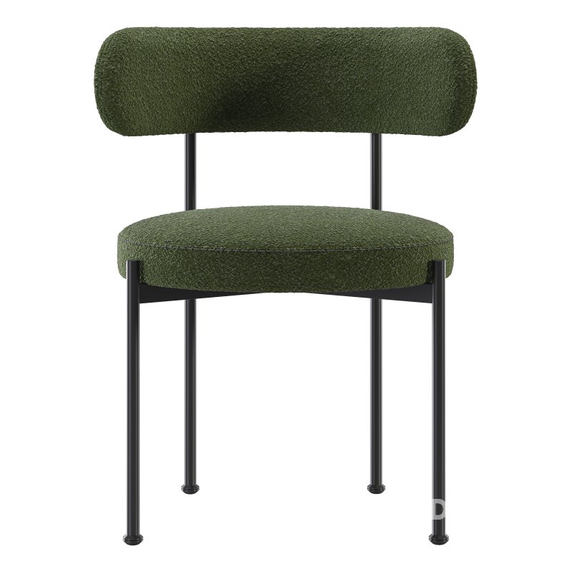 INESSE BOUCLE DINING CHAIR-CB2 Image 2